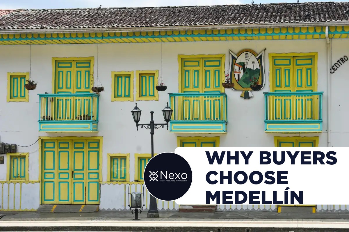 why foreign buyers choose Medellín Colombia 2026 - skyline view of El Poblado neighborhood
