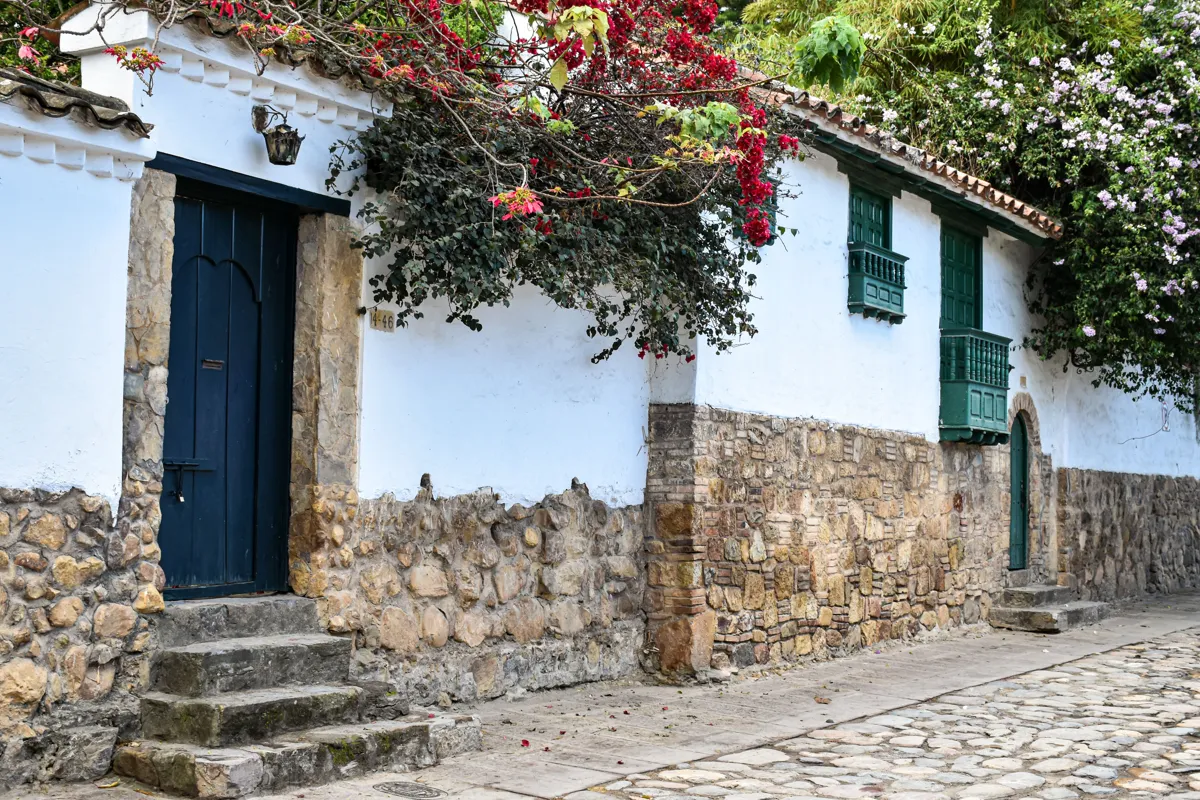 digital nomad visa denied - colonial street in Colombia where many remote workers live