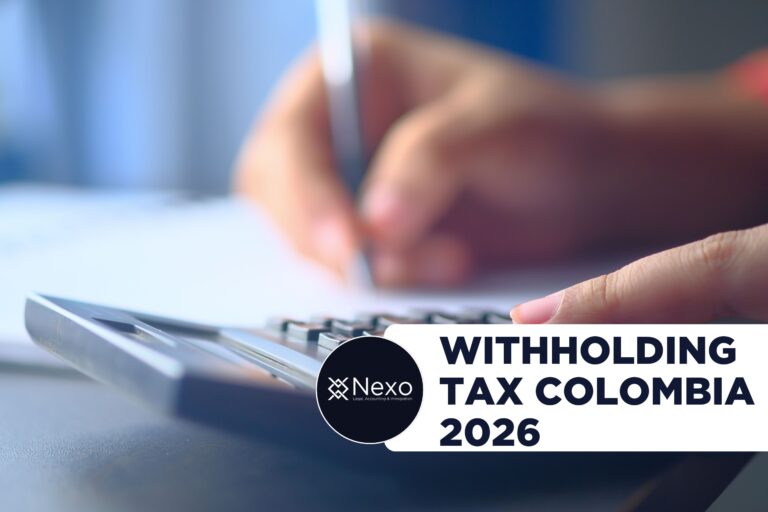 retención en la fuente 2026 - accountant reviewing withholding tax in Colombia calculations